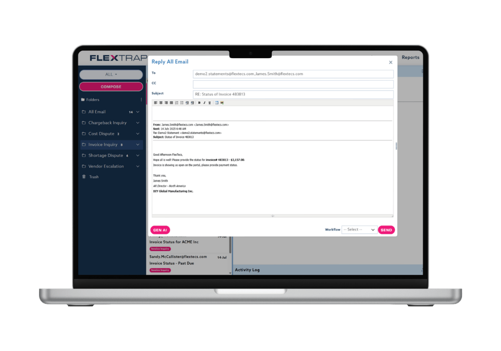AP Inbox assist module screenshot